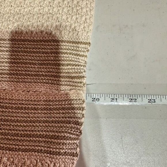 Loft Ann Taylor Chunky Knit Open Front Cardigan Sweater Cream Small Layering - Picture 11 of 11